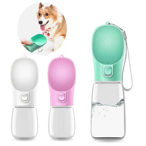 Botella portátil para perros con bebedero integrado, imagen principal